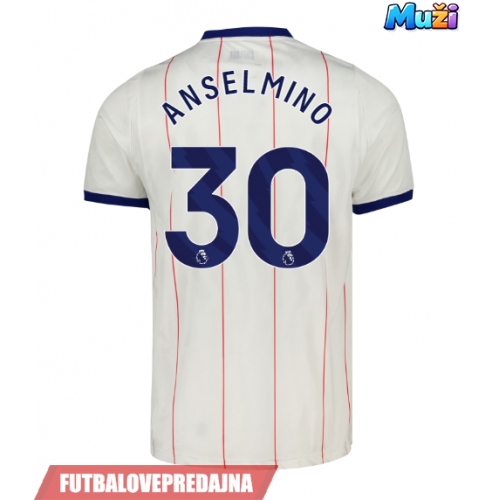 Lacne Muži Futbalové dres Chelsea Aaron Anselmino #30 2026-27 Krátky Rukáv - Tretina